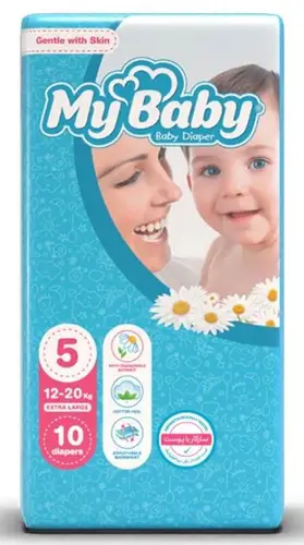 پوشک مای بیبی سایز 5 مناسب وزن 12 الی 20 کیلوگرم
