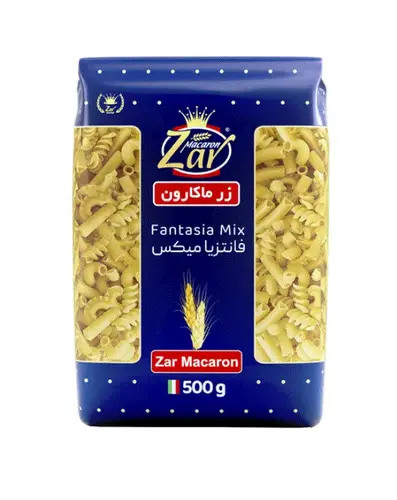 ماکارونی میکس زرماکارون 500 گرم