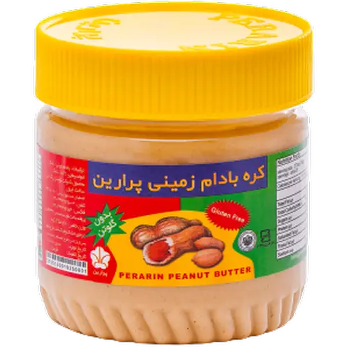 کره بادام زمینی ساده پرارین(2عددی)350گرم