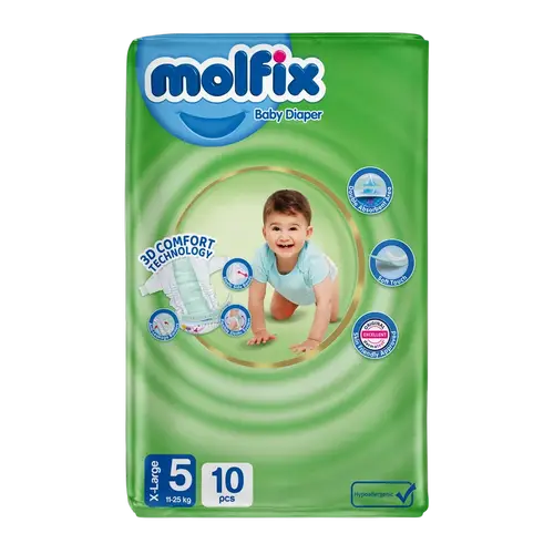 پوشک سایز 5 مولفیکس (2عددی)