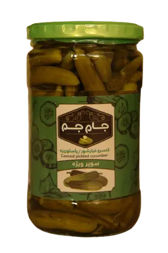 خیارشور شیشه سوپرویژه جام جم (12عددی)